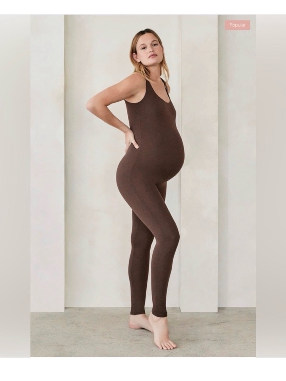 BUMPSUIT The Lucy Sleeveless Brown Jumpsuit Size M